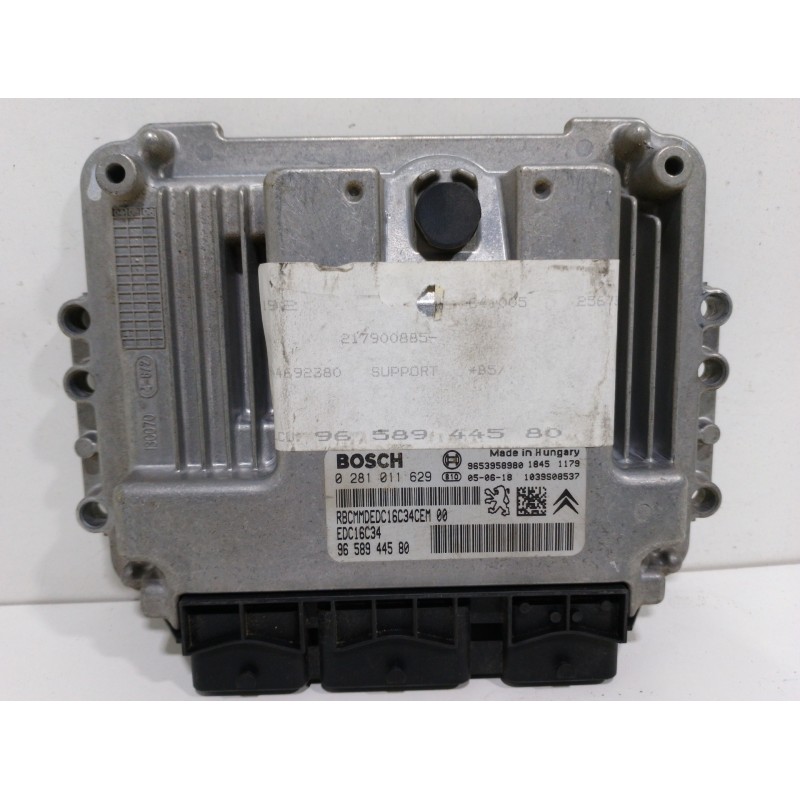 Recambio de centralita motor uce para citroën c4 berlina vtr plus referencia OEM IAM 9658944580 0281011629 