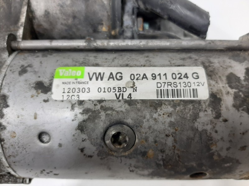 Recambio de motor arranque para seat ibiza (6l1) stella referencia OEM IAM 02A911024G D7RS130 11 DIENTES