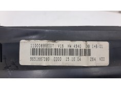 Recambio de cuadro instrumentos para citroën xsara picasso 1.6 hdi 110 exclusive referencia OEM IAM 6105GN   2