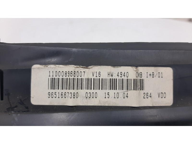 Recambio de cuadro instrumentos para citroën xsara picasso 1.6 hdi 110 exclusive referencia OEM IAM 6105GN  