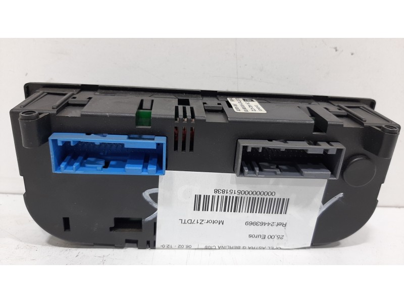 Recambio de mando calefaccion / aire acondicionado para opel astra g berlina club referencia OEM IAM 24463969  