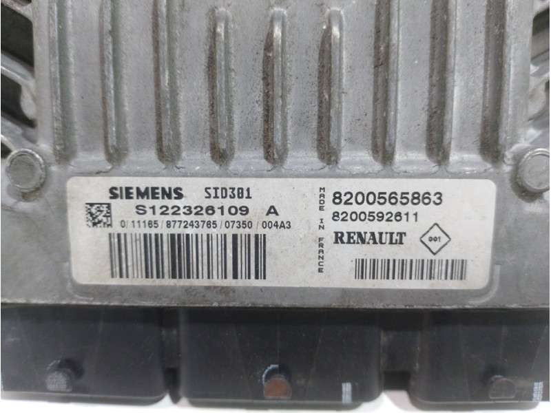 Recambio de centralita motor uce para nissan tiida (c11x/sc11x) acenta referencia OEM IAM 8200565863 8200592611 S122326109A