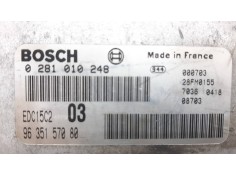 Recambio de centralita motor uce para peugeot 406 berlina (s1/s2) srdt referencia OEM IAM 1929ZK   2