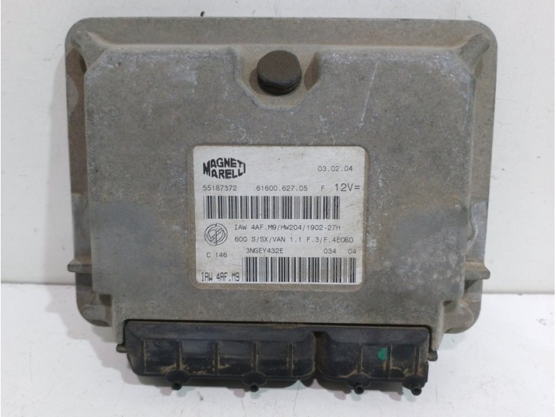 Recambio de centralita motor uce para fiat seicento (187) active referencia OEM IAM 55187372 IAW4AFM9 
