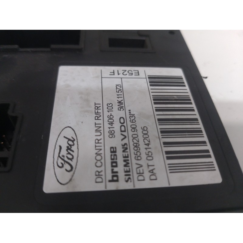 Recambio de motor elevalunas delantero derecho para ford focus c-max (cap) ambiente (d) referencia OEM IAM 981406103 1480776 