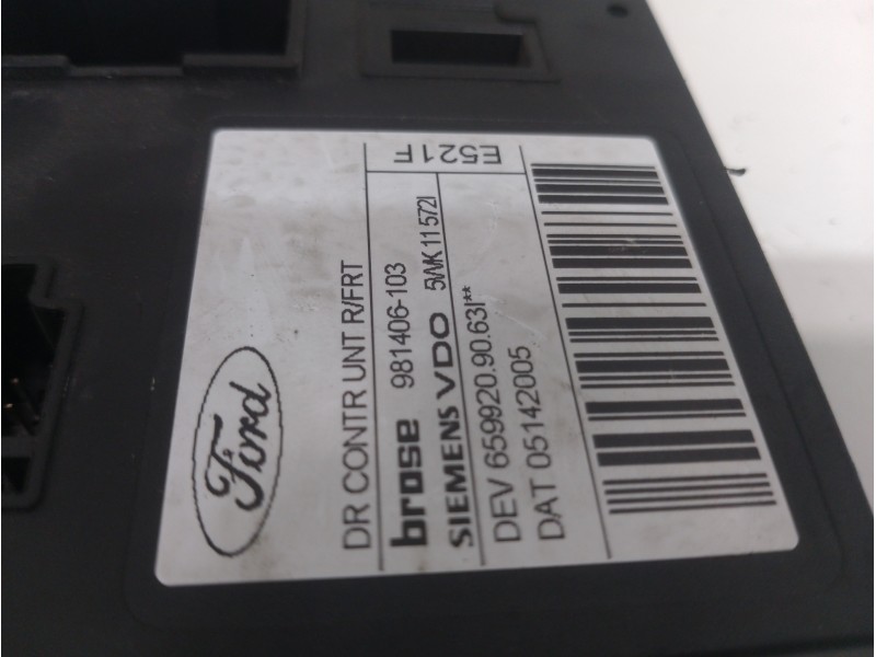 Recambio de motor elevalunas delantero derecho para ford focus c-max (cap) ambiente (d) referencia OEM IAM 981406103 1480776 