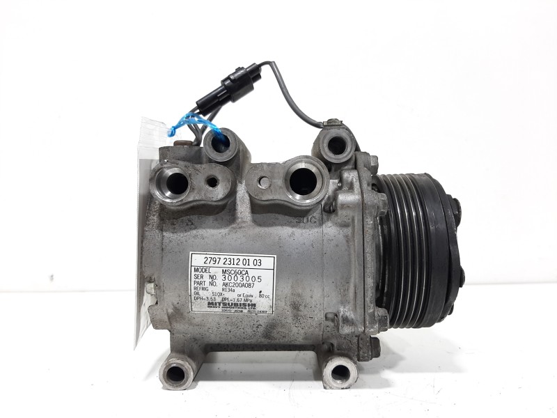 Recambio de compresor aire acondicionado para tata indigo marina referencia OEM IAM 279723120103 AKC200A087 MODEL: MSC60CA