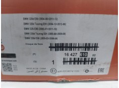 Recambio de disco freno delantero derecho para bmw serie 3 berlina (e90) 2.5 24v cat referencia OEM IAM 1642761080 1642761080  2