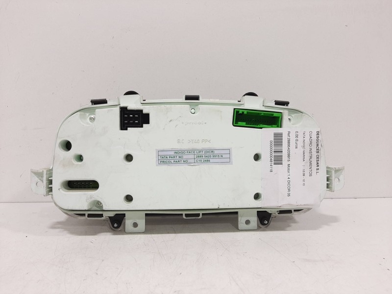 Recambio de cuadro instrumentos para tata indigo marina referencia OEM IAM 288954209915 C102486 