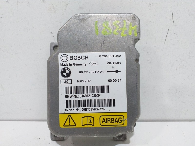 Recambio de centralita airbag para bmw serie 3 berlina (e46) 320d referencia OEM IAM 0285001440 6912123 BOSCH