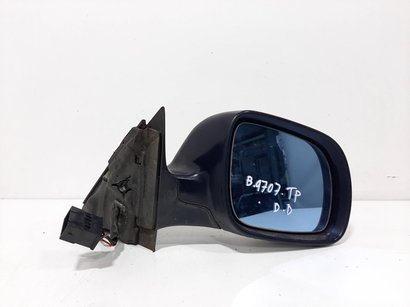 Recambio de retrovisor derecho para audi a4 berlina (b5) 1.8 t referencia OEM IAM  AZUL ELÉCTRICO