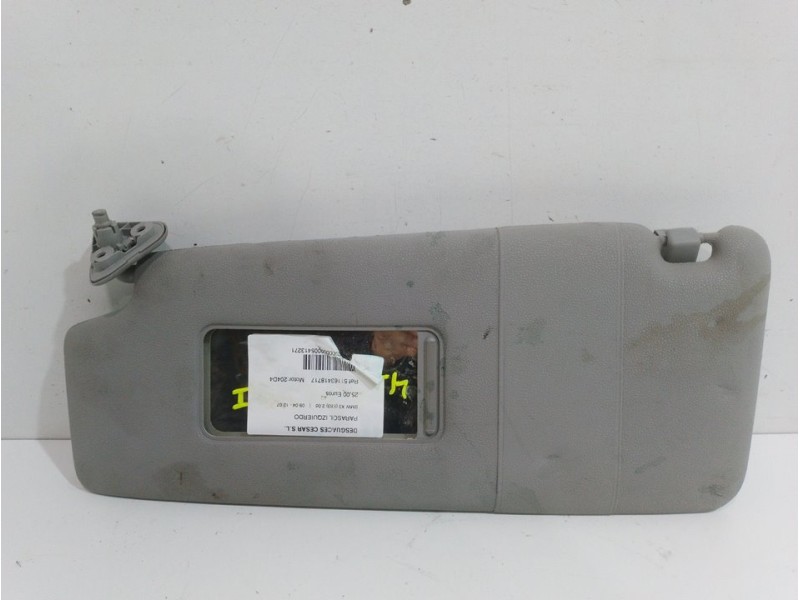 Recambio de parasol izquierdo para bmw x3 (e83) 2.0d referencia OEM IAM 51163418717  