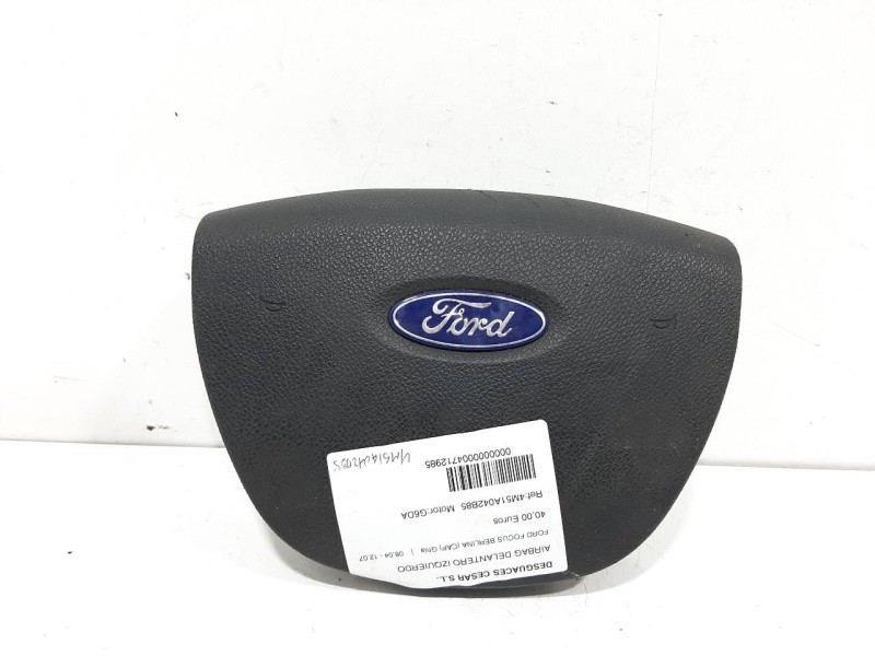 Recambio de airbag delantero izquierdo para ford focus berlina (cap) ghia referencia OEM IAM 4M51A042B85   Recambio de airbag delantero izquierdo para ford focus berlina (cap) ghia referencia OEM IAM 4M51A042B85