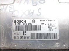 Recambio de centralita motor uce para citroën saxo 1.1 sx referencia OEM IAM 0281206246 9637838780 