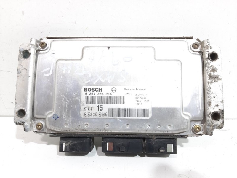 Recambio de centralita motor uce para citroën saxo 1.1 sx referencia OEM IAM 0281206246 9637838780 