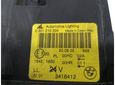 Recambio de faro derecho para bmw x3 (e83) 2.0d referencia OEM IAM 63123418400 5 PINES  2