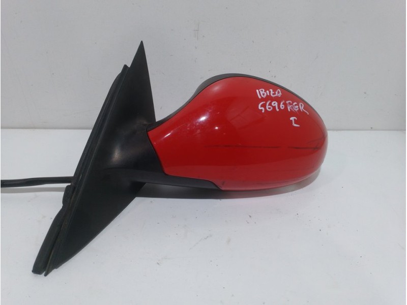 Recambio de retrovisor izquierdo para seat ibiza (6l1) hit referencia OEM IAM  ROJO MANUAL