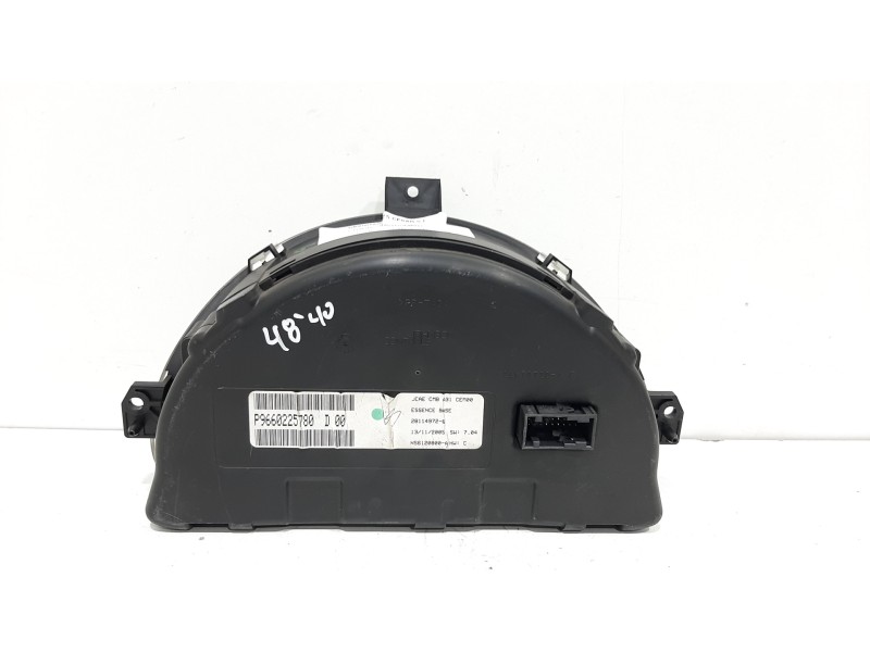 Recambio de cuadro instrumentos para citroën c3 1.1 furio referencia OEM IAM 9660225780  