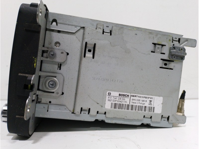 Recambio de sistema audio / radio cd para seat altea xl (5p5) reference ecomotive referencia OEM IAM 5P0035186B  