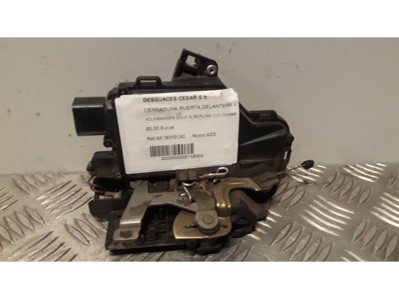 Recambio de cerradura puerta delantera izquierda para volkswagen golf iv berlina (1j1) conceptline referencia OEM IAM 6X1837013C