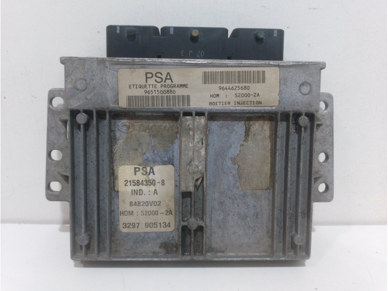 Recambio de centralita motor uce para peugeot 206 berlina x-line referencia OEM IAM 9644625680  