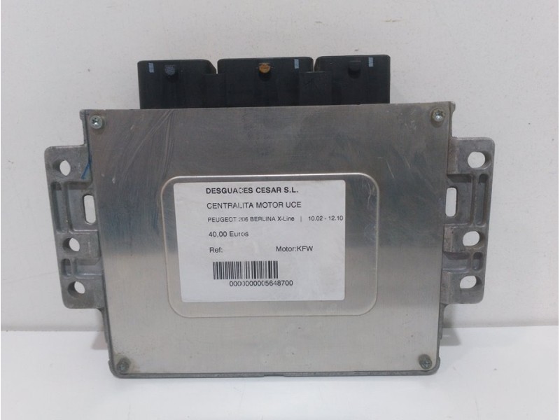 Recambio de centralita motor uce para peugeot 206 berlina x-line referencia OEM IAM 9644625680  