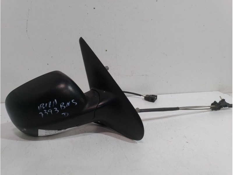 Recambio de retrovisor derecho para seat ibiza (6k1) free sky referencia OEM IAM  NEGRO MANUAL