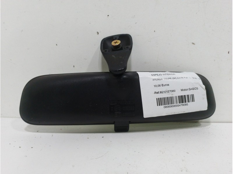 Recambio de espejo interior para hyundai coupe (gk) 2.0 fx full referencia OEM IAM 8510127000  