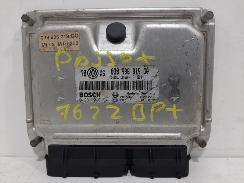 Recambio de centralita motor uce para volkswagen passat berlina (3b3) comfortline referencia OEM IAM 038906019GQ 0281010941 
