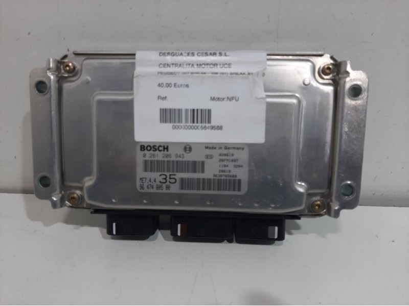 Recambio de centralita motor uce para peugeot 307 break / sw (s1) break xt referencia OEM IAM 0261206943  