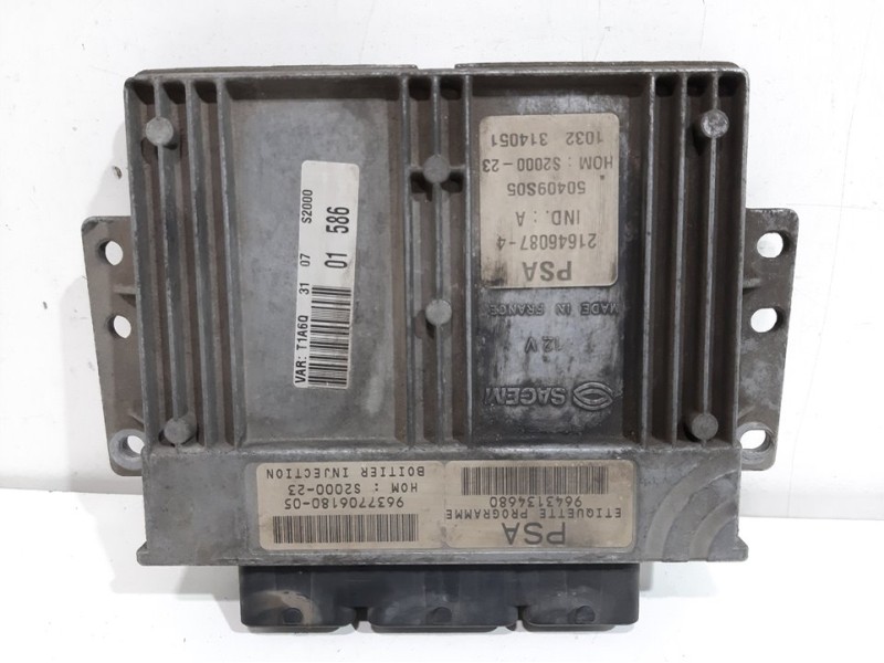 Recambio de centralita motor uce para peugeot 206 berlina xr referencia OEM IAM   