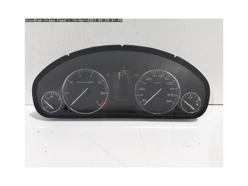 Recambio de cuadro instrumentos para peugeot 407 sr confort referencia OEM IAM  9646259480 