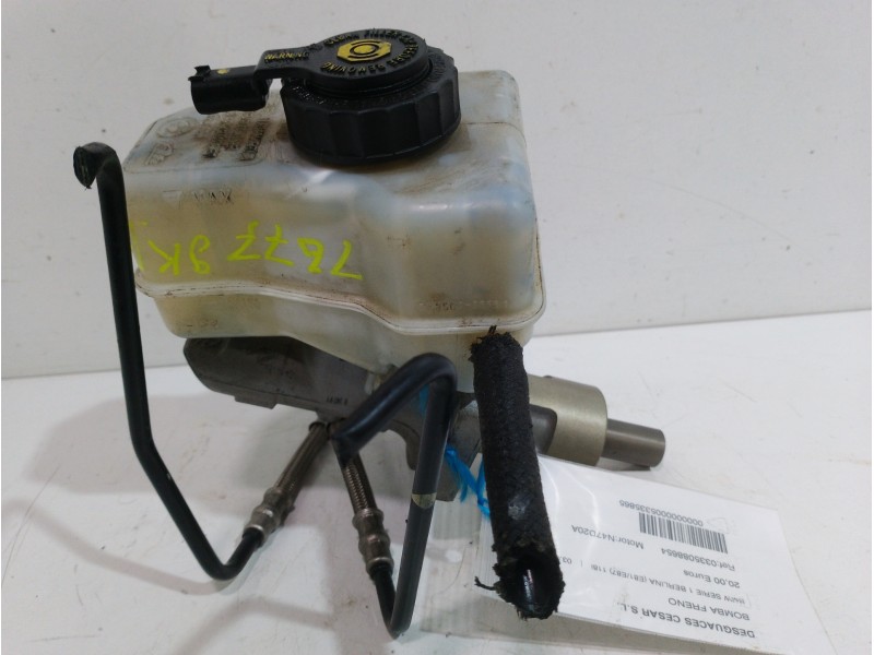 Recambio de bomba freno para bmw serie 1 berlina (e81/e87) 118i referencia OEM IAM 0335088654  