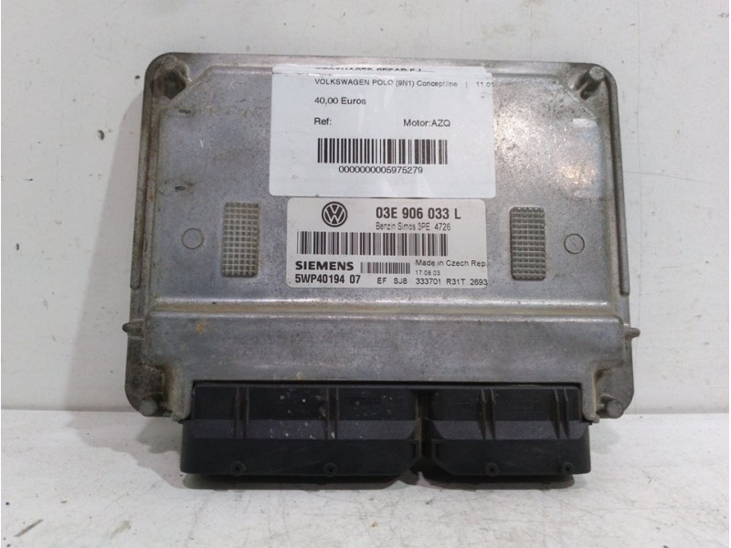 Recambio de centralita motor uce para volkswagen polo (9n1) conceptline referencia OEM IAM    Recambio de centralita motor uce para volkswagen polo (9n1) conceptline referencia OEM IAM