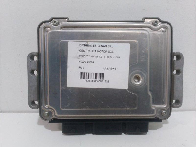 Recambio de centralita motor uce para peugeot 307 (s1) xs referencia OEM IAM 0281011627 BOSCH 