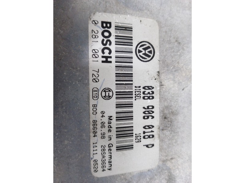Recambio de centralita motor uce para volkswagen passat berlina (3b2) comfortline referencia OEM IAM 038906018P 0281001720 