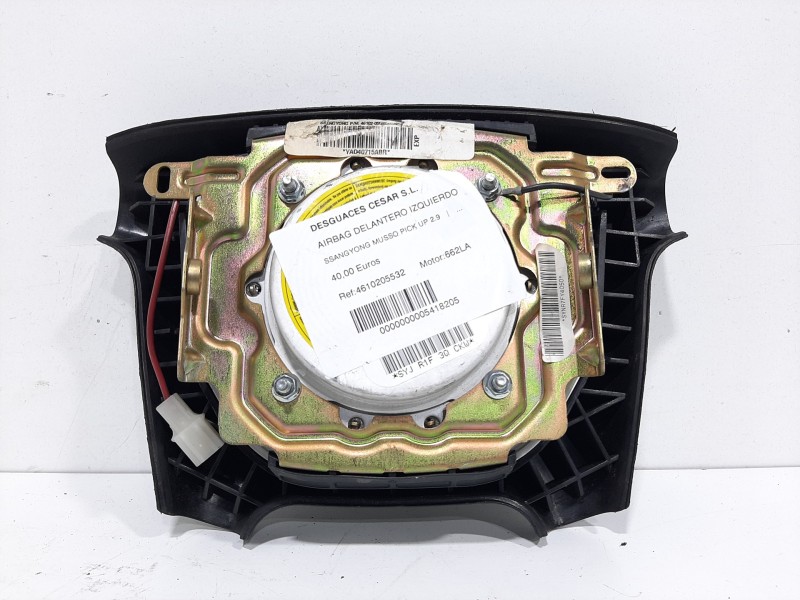 Recambio de airbag delantero izquierdo para ssangyong musso pick up 2.9 referencia OEM IAM 4610205532  