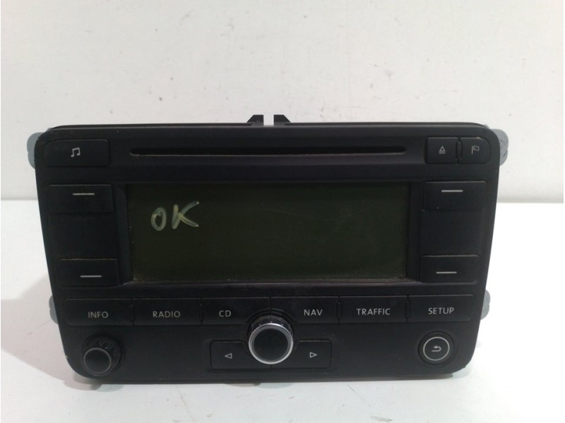 Recambio de sistema audio / radio cd para volkswagen touran (1t2) highline referencia OEM IAM 1K0035191E  