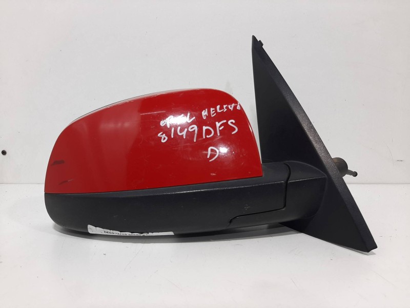 Recambio de retrovisor derecho para opel meriva cosmo referencia OEM IAM  MANUAL ROJO