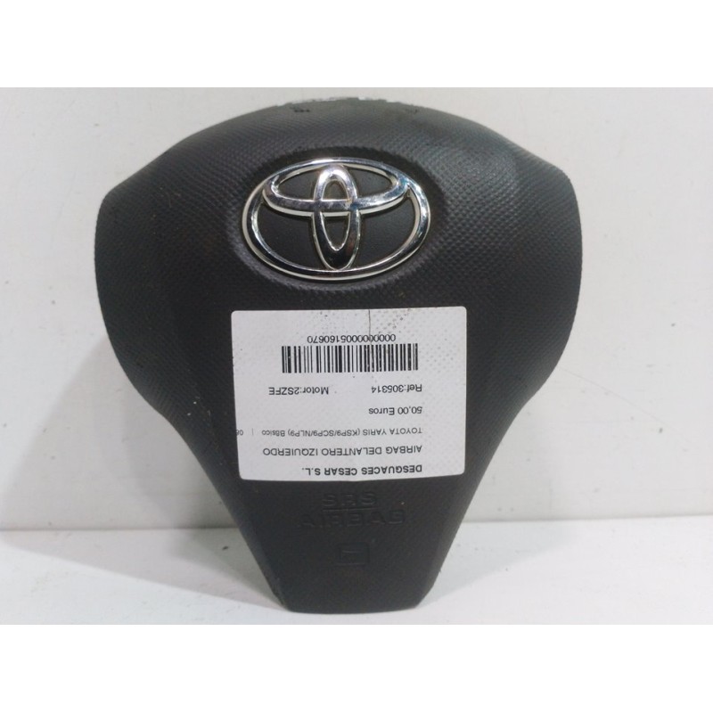 Recambio de airbag delantero izquierdo para toyota yaris (ksp9/scp9/nlp9) básico referencia OEM IAM 305314  