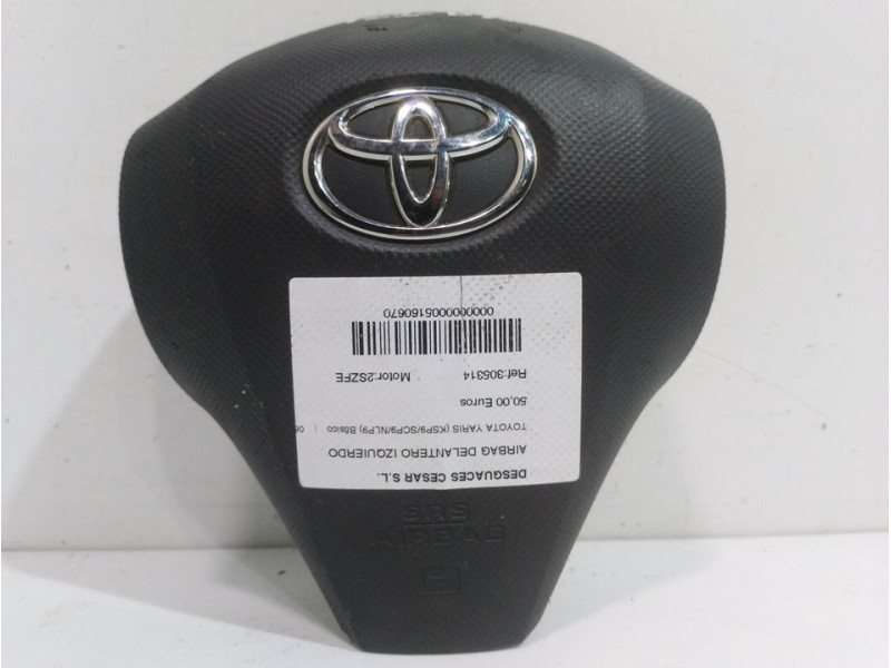 Recambio de airbag delantero izquierdo para toyota yaris (ksp9/scp9/nlp9) básico referencia OEM IAM 305314  