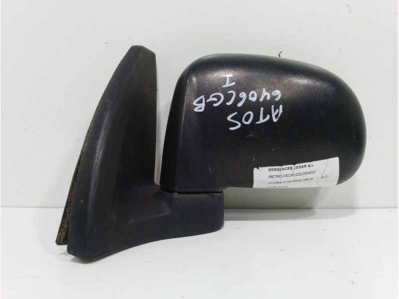 Recambio de retrovisor izquierdo para hyundai atos prime (mx) gl referencia OEM IAM 8761006101CA NEGRO MANUAL