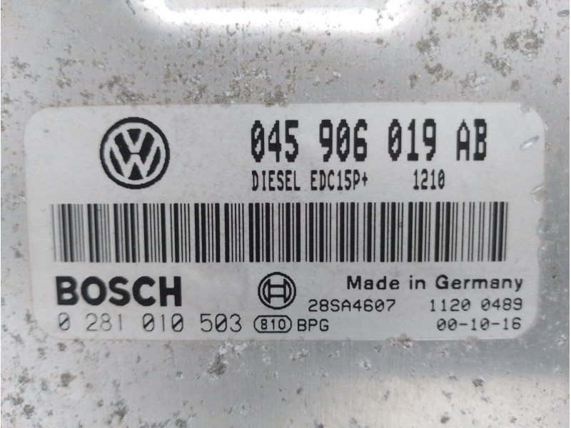 Recambio de centralita motor uce para volkswagen polo berlina (6n2) trendline referencia OEM IAM 045906019AB  0281010503