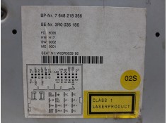 Recambio de sistema audio / radio cd para seat exeo berlina (3r2) reference referencia OEM IAM 3R0035186   2