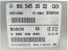 Recambio de centralita abs para mercedes-benz clase a (w168) 170 cdi (168.009) referencia OEM IAM 0265109630 1685453532Q01  2