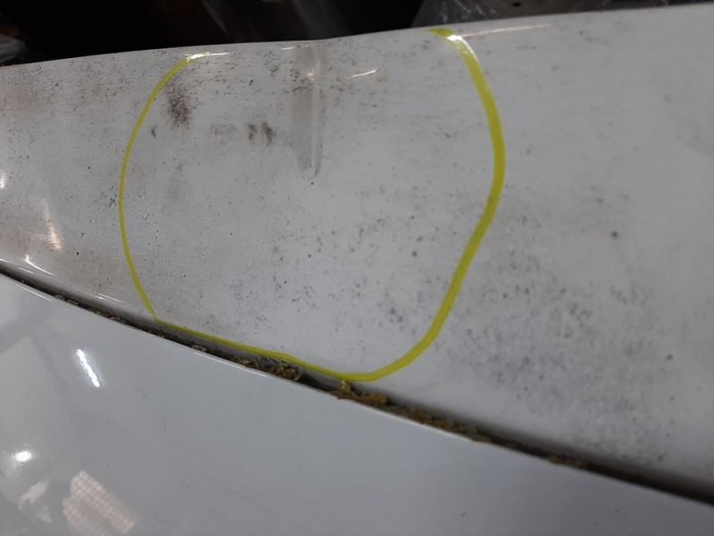 Recambio de porton trasero para toyota auris active referencia OEM IAM  BLANCO 