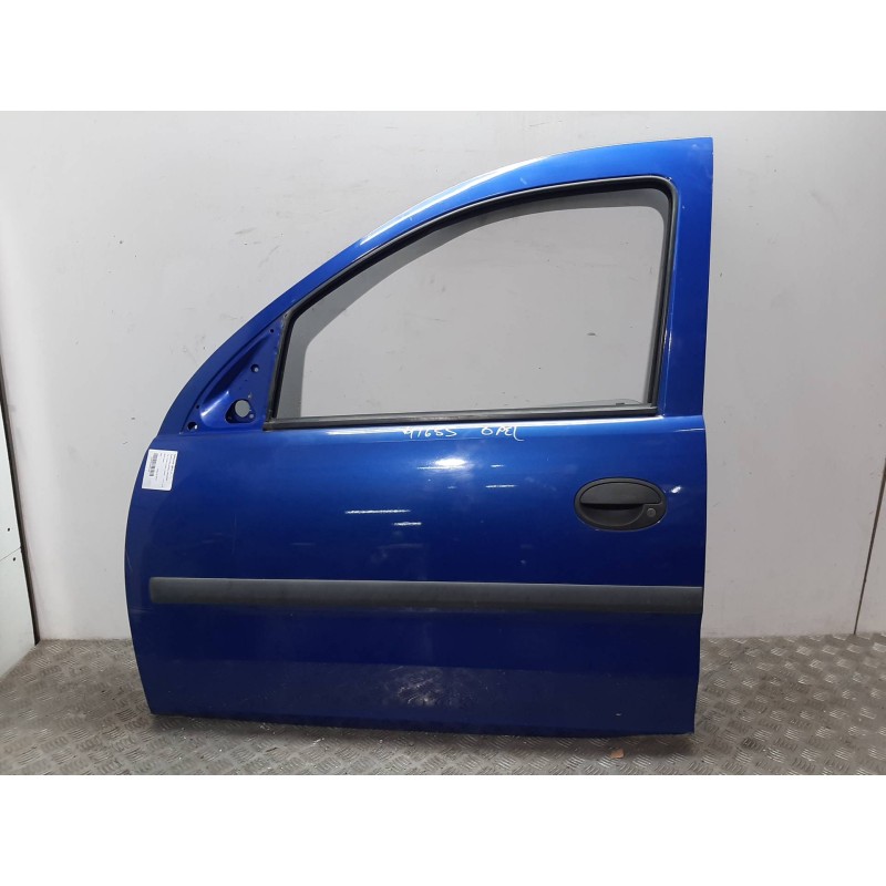 Recambio de puerta delantera izquierda para opel combo (corsa c) familiar referencia OEM IAM  AZUL 