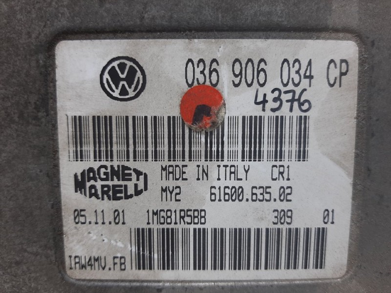 Recambio de centralita motor uce para seat leon (1m1) signo referencia OEM IAM 036906034CP  