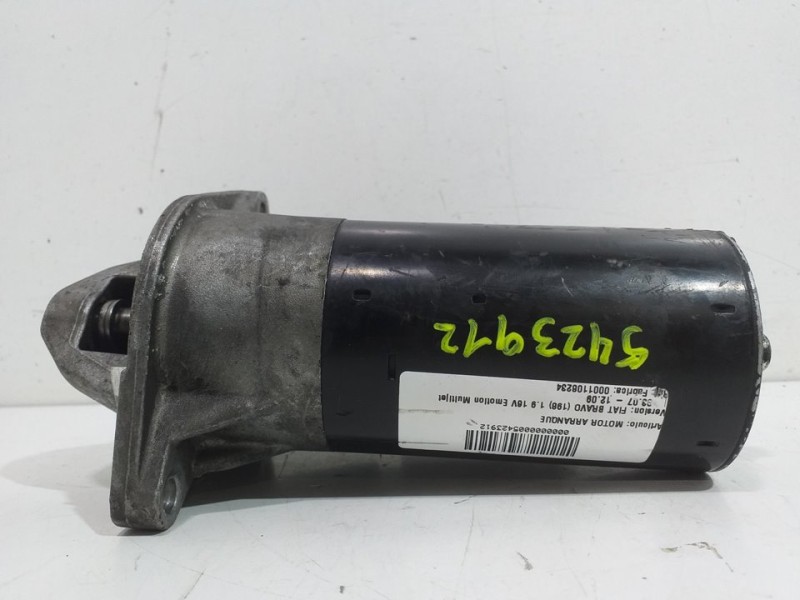 Recambio de motor arranque para fiat bravo (198) 1.9 16v emotion multijet referencia OEM IAM 0001108234   Recambio de motor arranque para fiat bravo (198) 1.9 16v emotion multijet referencia OEM IAM 0001108234