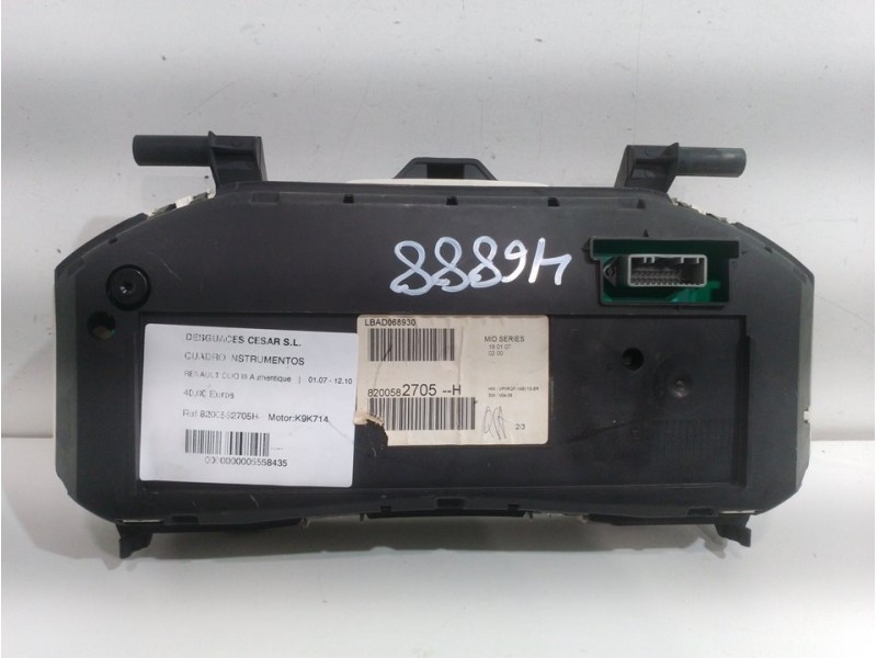 Recambio de cuadro instrumentos para renault clio iii authentique referencia OEM IAM 8200582705H  